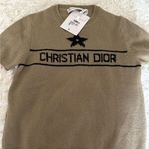 Dior women Tan Sweater BNWT retail $1750 usd size 36